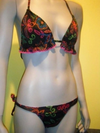 Fiz 505 triangle bikini M 38B 38C Zwart