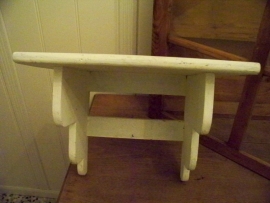 Witte houten console