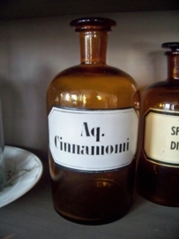 Apothekersfles Aq. Cinnamoni