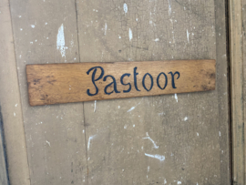 Naambordje Pastoor
