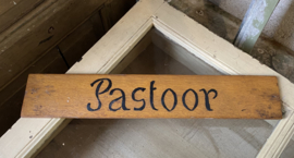Naambordje Pastoor