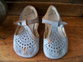 Blauwe babyschoentjes..