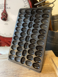 Koffieboontjes-Antieke bakelieten chocolade mal