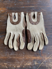 Vintage leren autohandschoenen