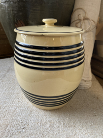 Bandenpot met deksel, Regout