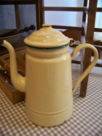 Beige koffiekan