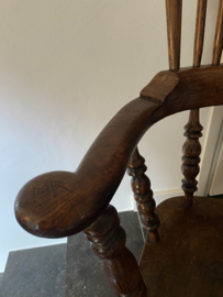 Antieke Windsor Highback armchair