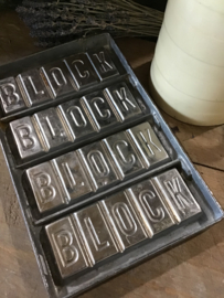 Chocoladevorm “block”