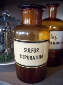 Apothekerfles Sulfur Depuratum