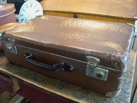 Bruin koffer