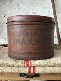 Oud koffieblik SMA-KO-BEST