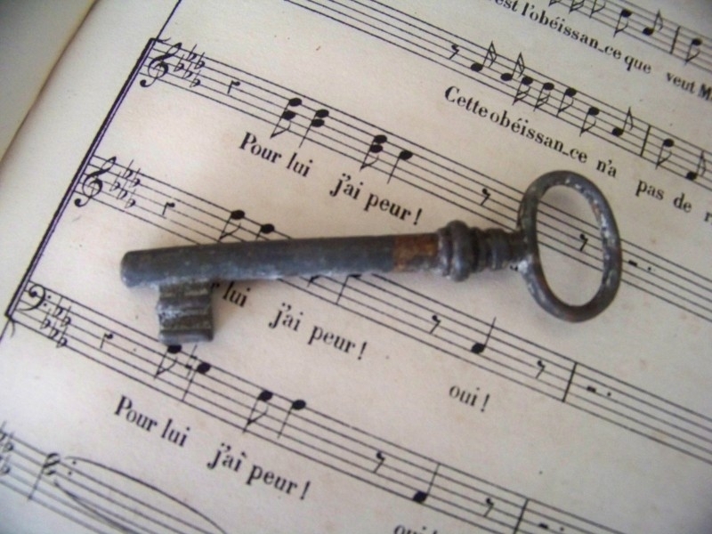 Klein oud sleuteltje (3)