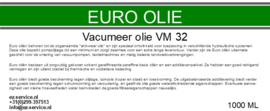 Olie type VM32 1 liter voor vacumeerapparaat