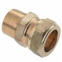 Verloop Messing 1/2 15 mm