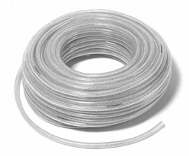 Aansluitset zeep/glans 6mm gewapende slang max 8 meter + 8x slangklem 8-16 mm RVS