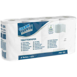 Wc Rol rol pro100 250 vel 2 laags wit 64 rollen