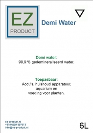 Demi water 5 liter jerrycan