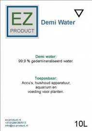 Demi water 10 liter jerrycan