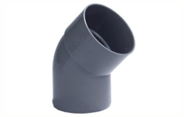 Bocht 45 PVC 50 1x mof