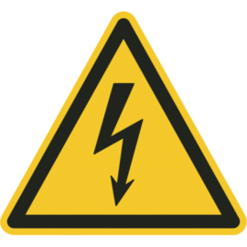 ELEKTRICITEIT GEVAREN STICKER