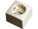 Perilex opbouw 16 amp. wit + montageplaat