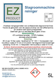 Slagroommachine reiniger