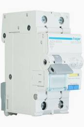 Hager aardlekautomaat 1-polig+nul 20A B-kar 30mA
