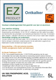 Ontkalker 5 Liter EZ-OK-5