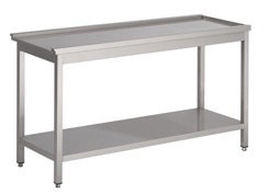 Afvoertafel RVS 120x750x850