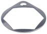 Borgring wasarmhouder AD ø 28mm H 2mm SB 22 gat ø 4mm