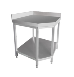 Afvoertafel RVS maatwerk + installatie machine compleet