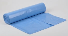 Vuilniszakken Blauw 120 liter 80x110 T 70 10x20 zakken
