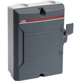 ABB WERKSCHAKELAAR 3P 25A DONKER GRIJZE BEHUIZING KABELINVOER BW325TPN