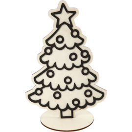 Kerstboom - figuur om te decoreren