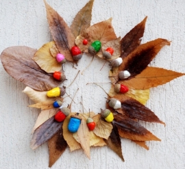 Herfstkrans of voederhuisje knutselen - 19 november