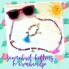 Kinderfeestje * Zonnebril-ketting & armbandje! *