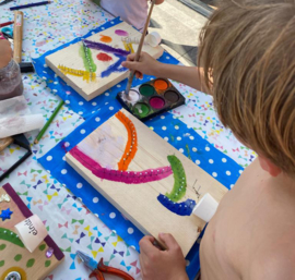 Kinderfeestje * Knikkerbaan timmeren! *