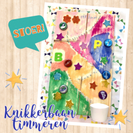 Kinderfeestje * Knikkerbaan timmeren! *