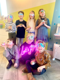 Kinderfeestje * Slaapmaskertje & Glowslijm! *