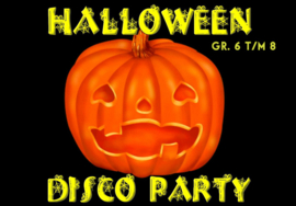 Halloween Discoparty! * zaterdag 28 oktober 2023 - 19 uur * gr. 6 t/m 8