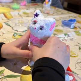 Kinderfeestje * Foam Clay Poesjes Spaarpot! *