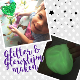 Knutselpakket * Glitter & Glowslijm maken! * vanaf 6 kids