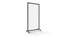 Room divider screens with floor stand