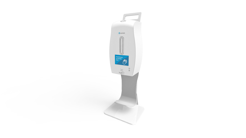 Sensor handdispenser met toonbankstandaard