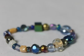 Blauw | beige
