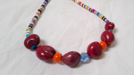Roze | kleurmix korte ketting