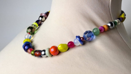 Kleurmix korte ketting