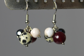 Dalmatier jaspis | rood | antraciet