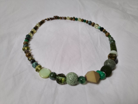 Groen korte ketting 
