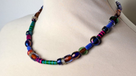 Kleurmix korte ketting